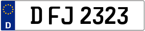 Truck License Plate